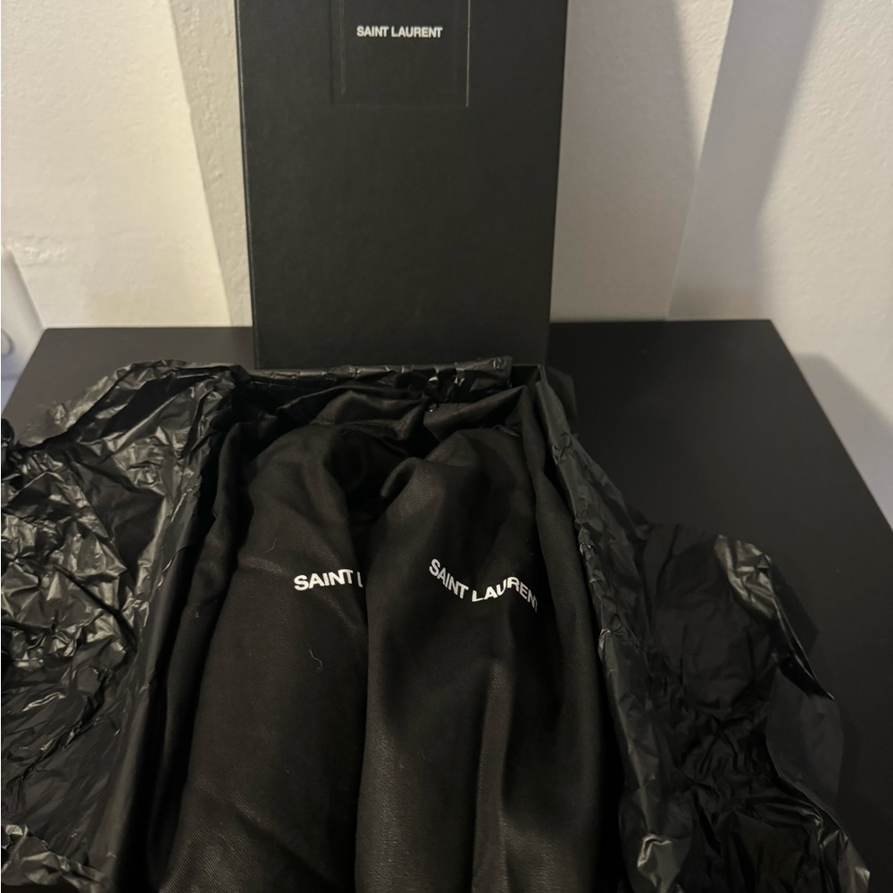 Saint Laurent Logo Metallic espadrilles - Color Rose Metal Blush - Picture 9 of 9